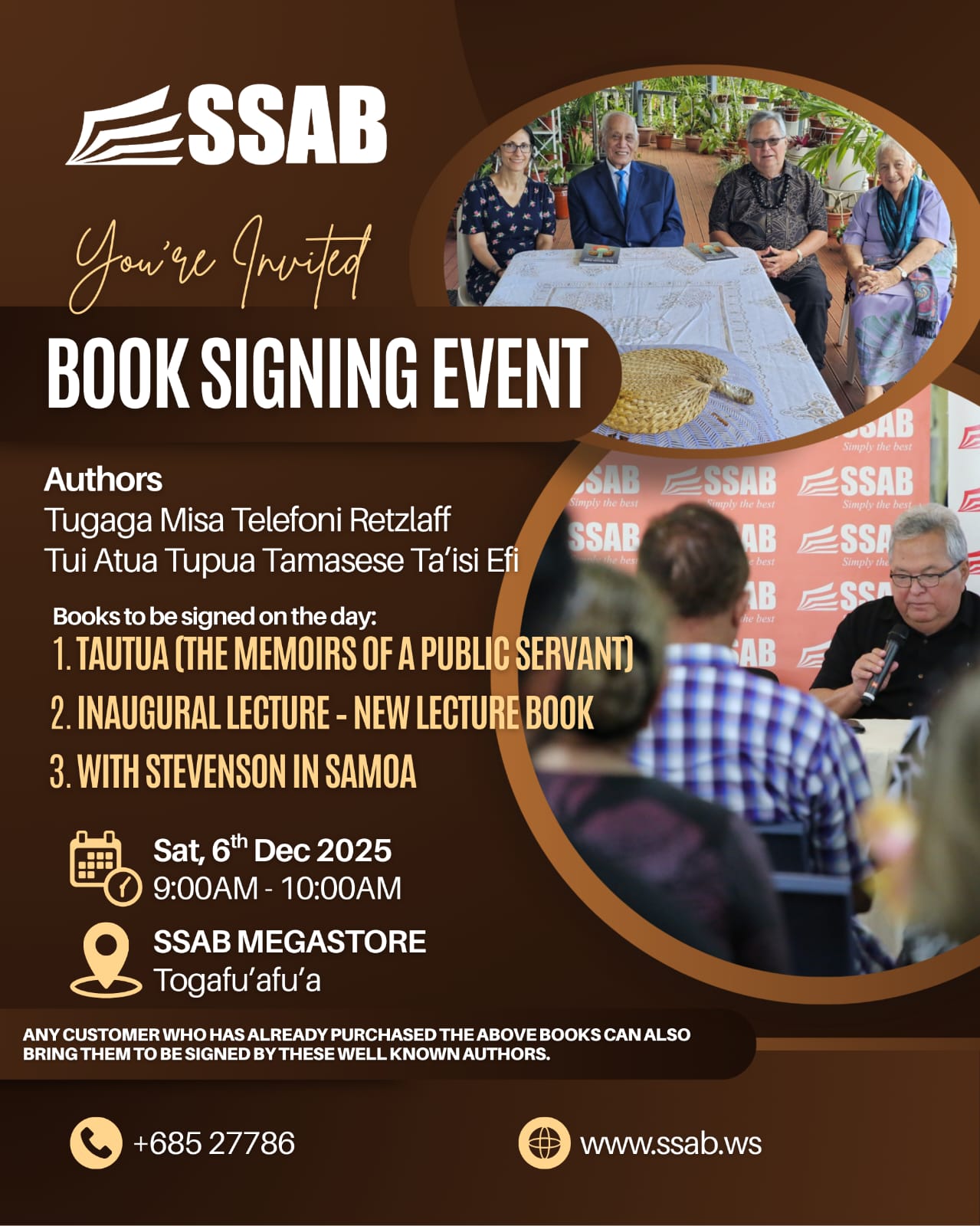 Book Signing Event